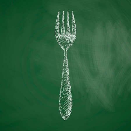 fork iconのイラスト素材