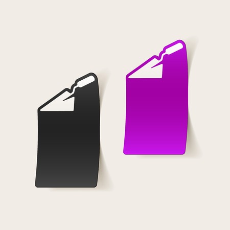 realistic design element: trowelのイラスト素材
