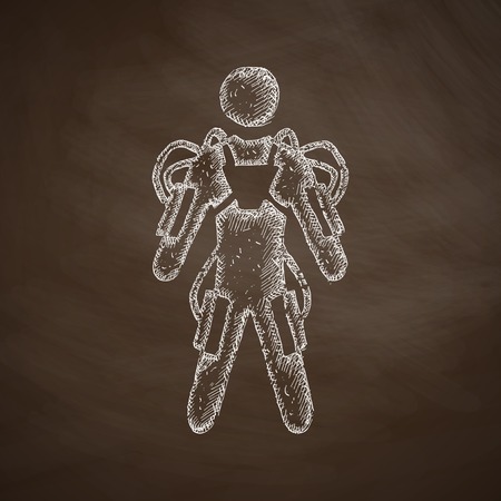 exoskeleton iconのイラスト素材