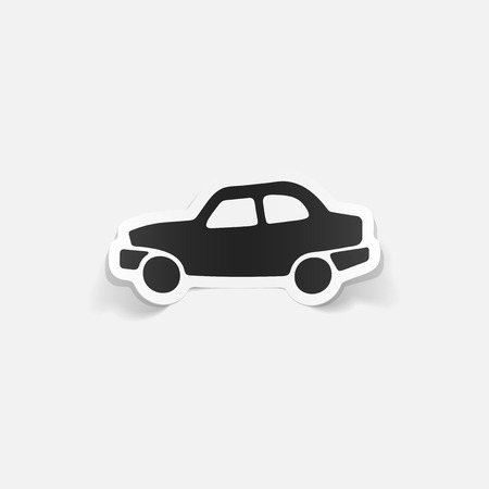 realistic design element: carのイラスト素材