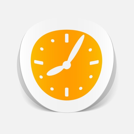 realistic design element: clockのイラスト素材