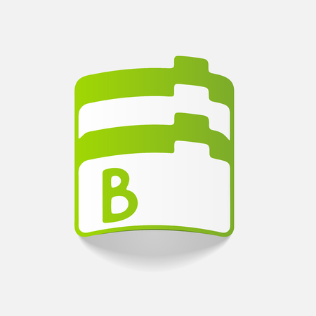 realistic design element: folderのイラスト素材