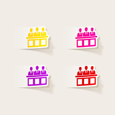 realistic design element. jurorsのイラスト素材