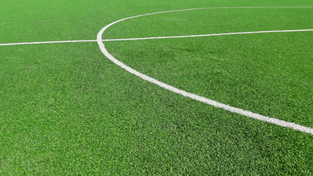 Center of soccer fieldの写真素材