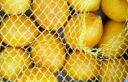 yellow lemons,fruitsの写真素材