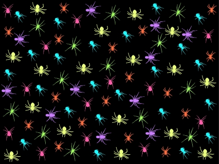 background with color spider - vectorのイラスト素材