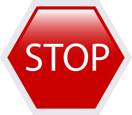 stop sign illustration - vectorのイラスト素材