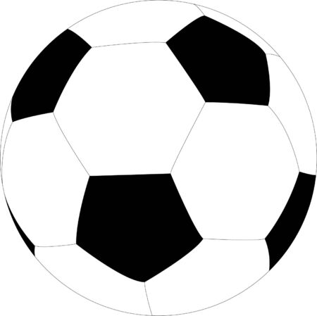 soccer ball illustration - vectorのイラスト素材