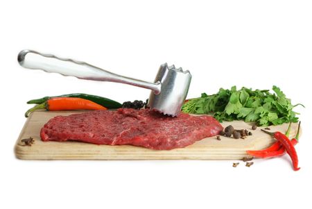 Raw meatの写真素材