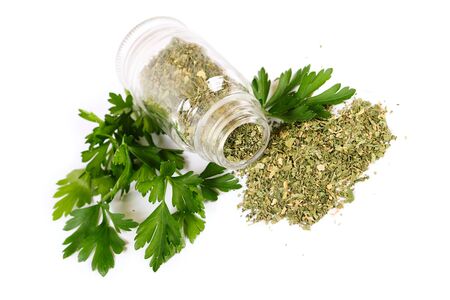 Bottle with seasoningsの写真素材