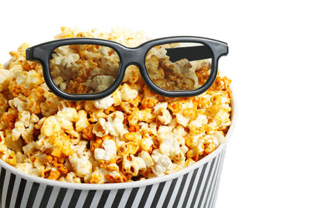 Popcorn boxの写真素材