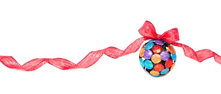 Christmas baublesの写真素材