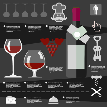 set of party illustrationのイラスト素材