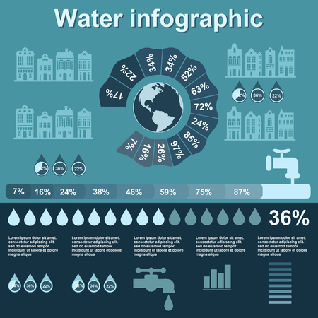 pressure, sensor, isometric, green, eco, business, concept, sign, vector, symbol, template, elements, environmental, recycle, ecology, shower, technology, icon, energy, illustration, chart, drop, retro, bath, design, pipes, blue, factory, background, infoのイラスト素材