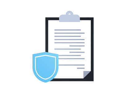 Document and paper flat illustration.の写真素材