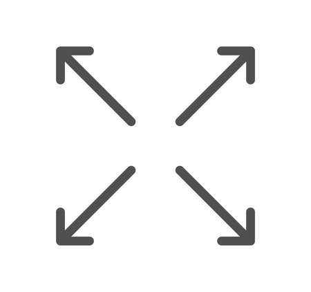 Arrow icon outline and linear vector.のイラスト素材