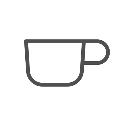 Drink related icon outline and linear vector.のイラスト素材