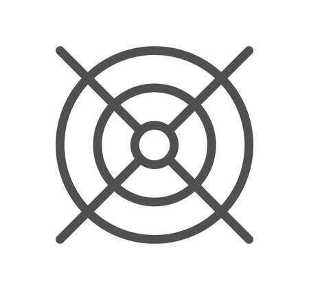 Computer and components icon outline and linear vector.のイラスト素材