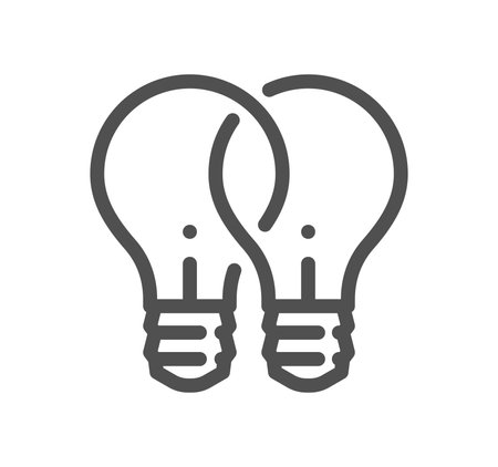 Business to business icon outline and linear vector.のイラスト素材