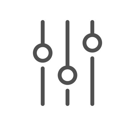 Setup and settings related icon outline and linear vector.のイラスト素材