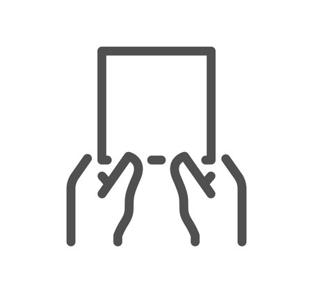 Efficiency and performance related icon outline and linear vector.のイラスト素材