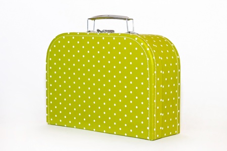 Vintage Green Polka dot Lunch Box の写真素材