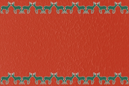 Christmas reindeer silhouette seamless pattern backgroundの写真素材