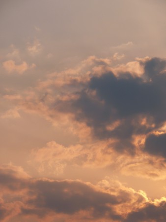 Sunset. Clouds. の写真素材