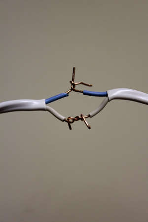 Twisted wires. の写真素材