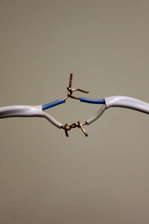 Twisted wires. の写真素材