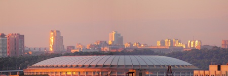 Morning Moscow. Luzhniki.の写真素材