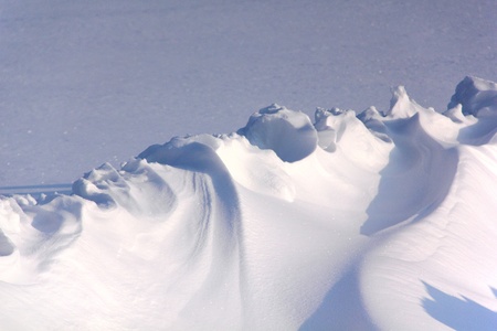 Snowdrifts  Winter  の写真素材