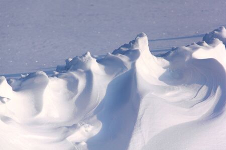Snowdrifts  Winter  の写真素材