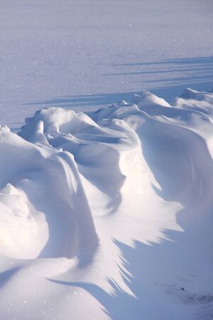 Snowdrifts  Winter  の写真素材
