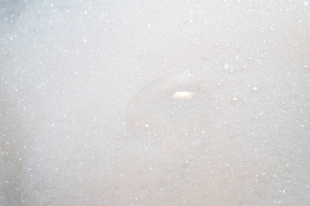 Dirty Soapsuds after cleaningの写真素材