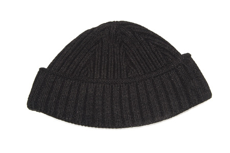 winter hat isolated on white backgroundの写真素材