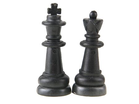 chess isolated on white backgroundの写真素材