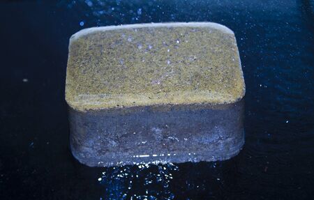 brick isolated on white backgroundの写真素材