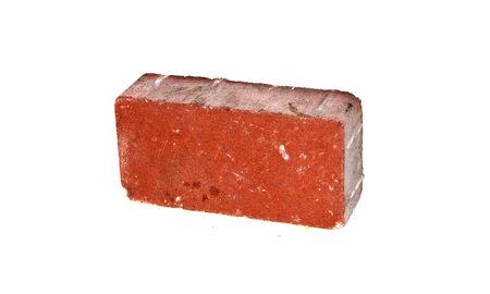 brick isolated on white backgroundの写真素材