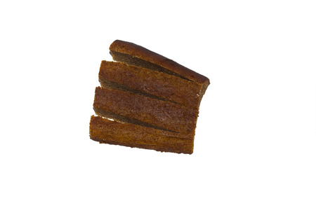 bread isolated on white backgroundの写真素材