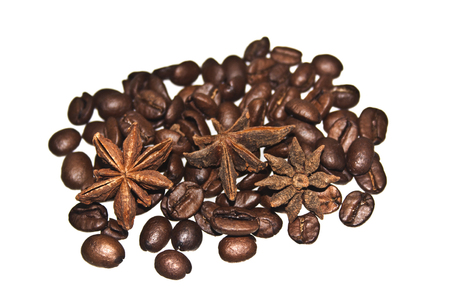 coffee isolated on white backgroundの写真素材