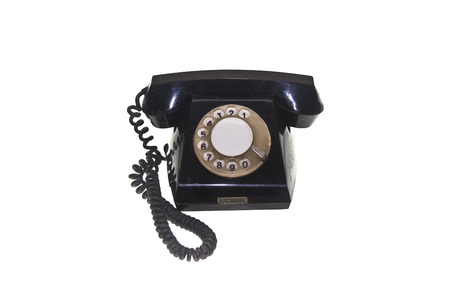 phone isolated on white backgroundの写真素材