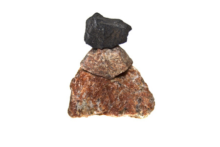 stone isolated on white background