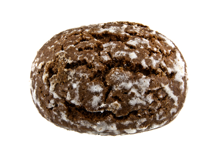 cookie isolated on white backgroundの写真素材