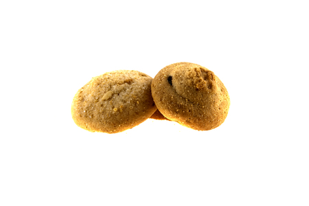 cookie isolated on white backgroundの写真素材