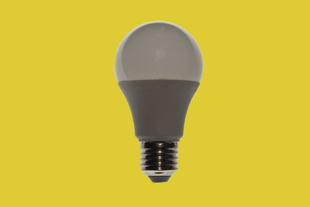 light bulb isolated on white backgroundの写真素材