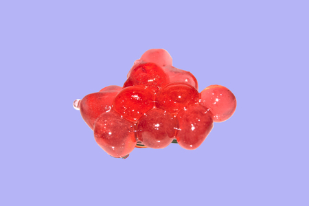 caviar isolated on white backgroundの写真素材