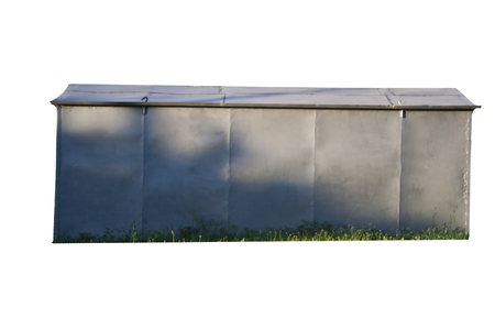 garage isolated on white backgroundの写真素材