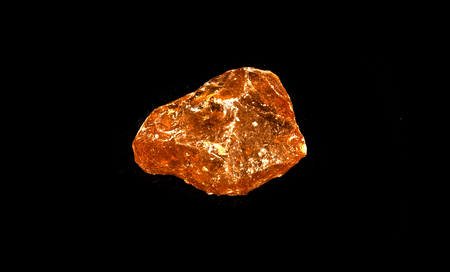 rosin isolated on black backgroundの写真素材