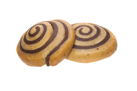 cookie isolated on white backgroundの写真素材